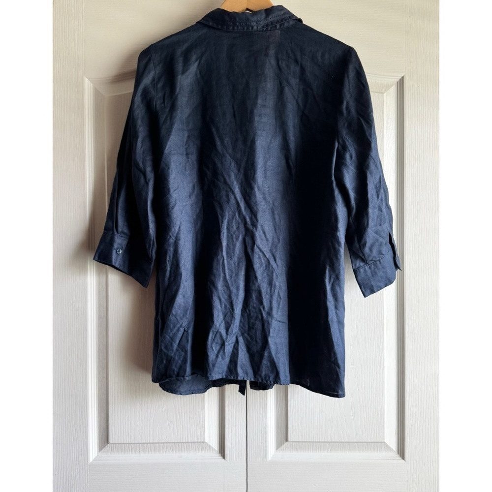 Ecologie Linen Pintuck Shirt - Picture 6 of 7